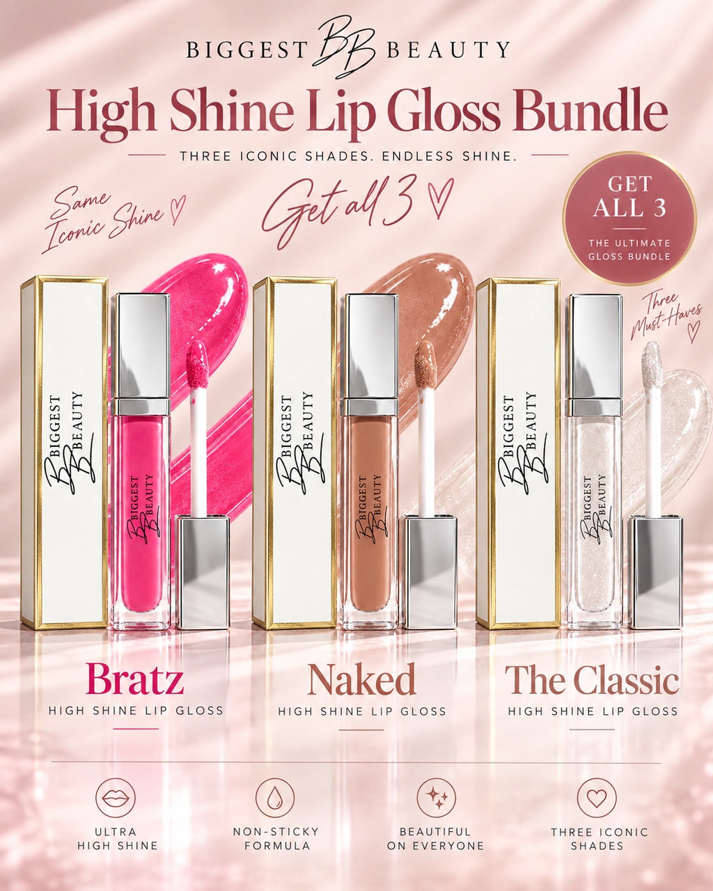 Lux High Shine Lip Gloss Bundle