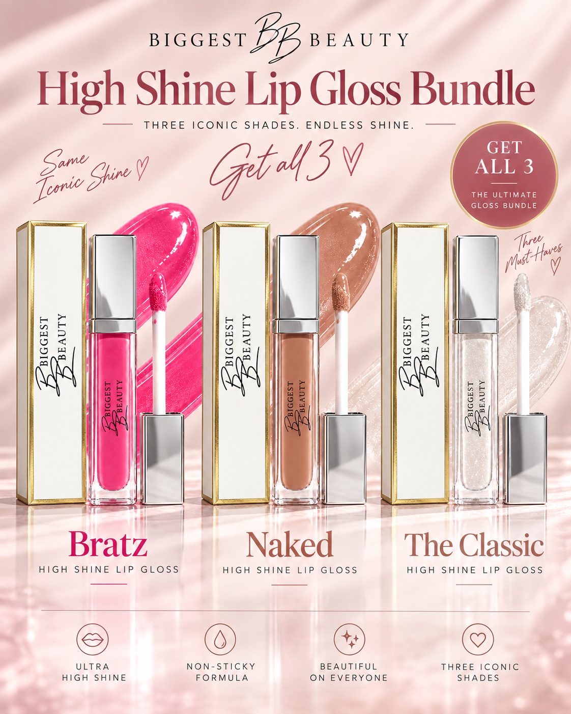 Lux High Shine Lip Gloss Bundle