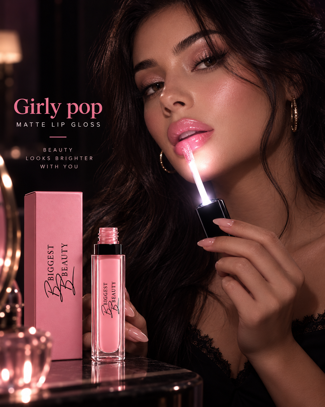 Lux Matte Lip Gloss – Girly Pop